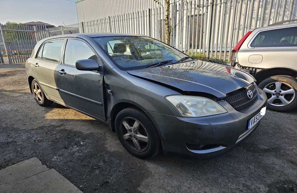 Toyota Corolla MK9 2001-2004 Breaking Spares Parts 1.6 Petrol Grey