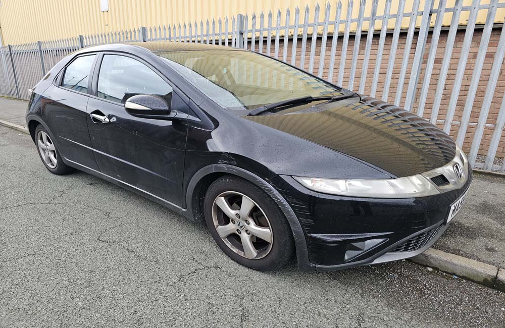 Honda Civic MK8 Breaking Spares Parts Black Vtec SE NH731P