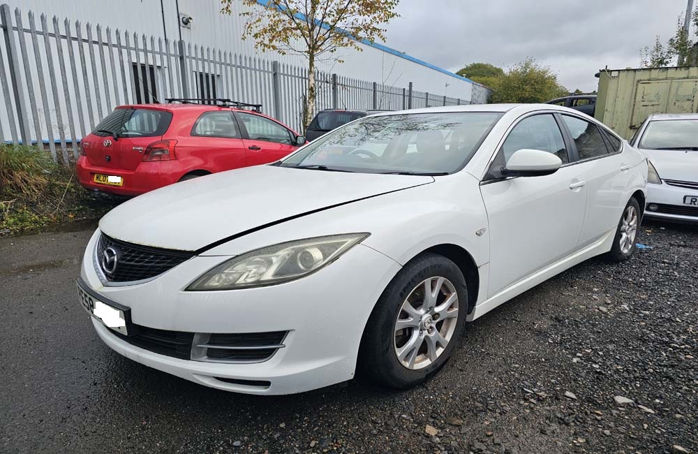 Mazda 6 MK2 Breaking Spares Parts In White 2.0 Litre Petrol